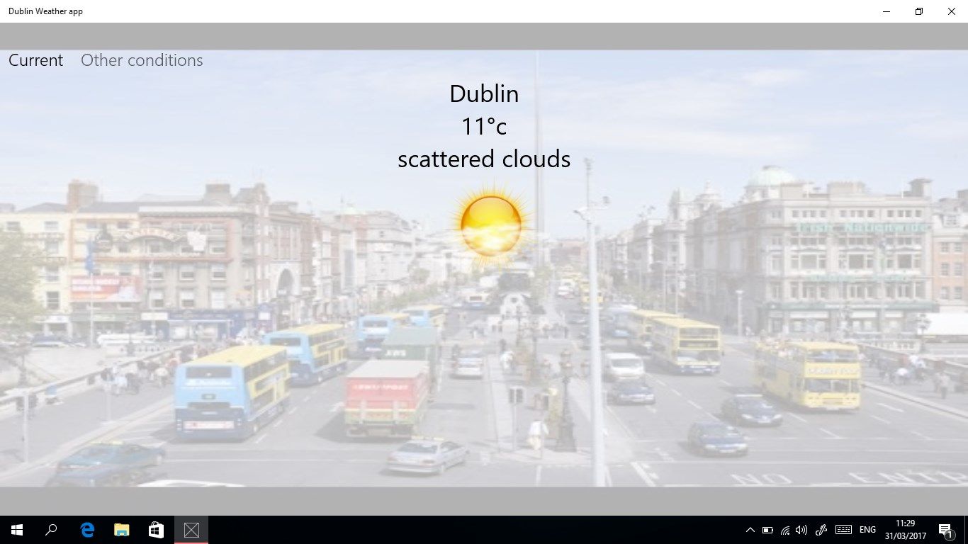 Dublin Weather app