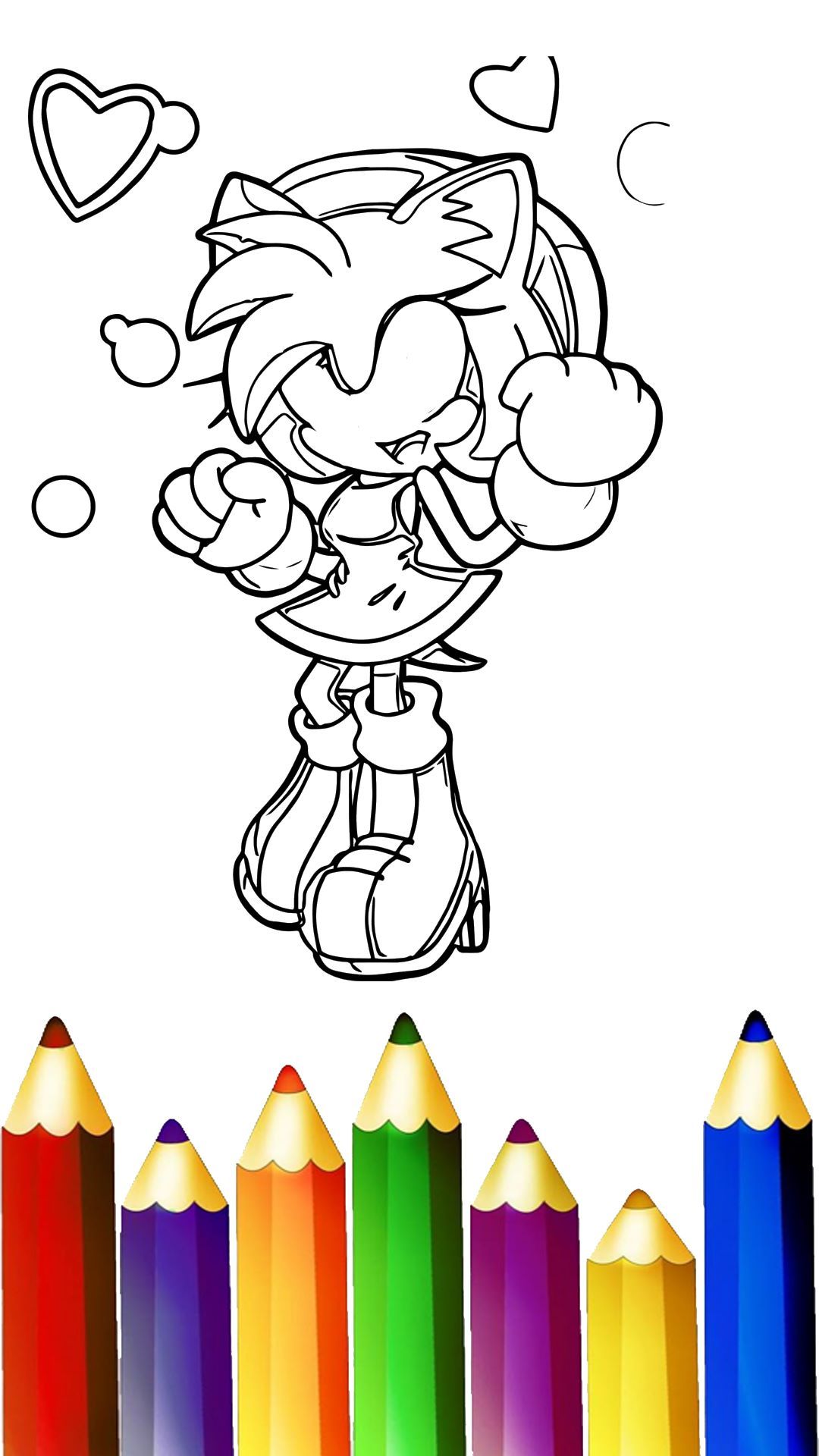 Color Your Favorite : Coloring Book For Sonic