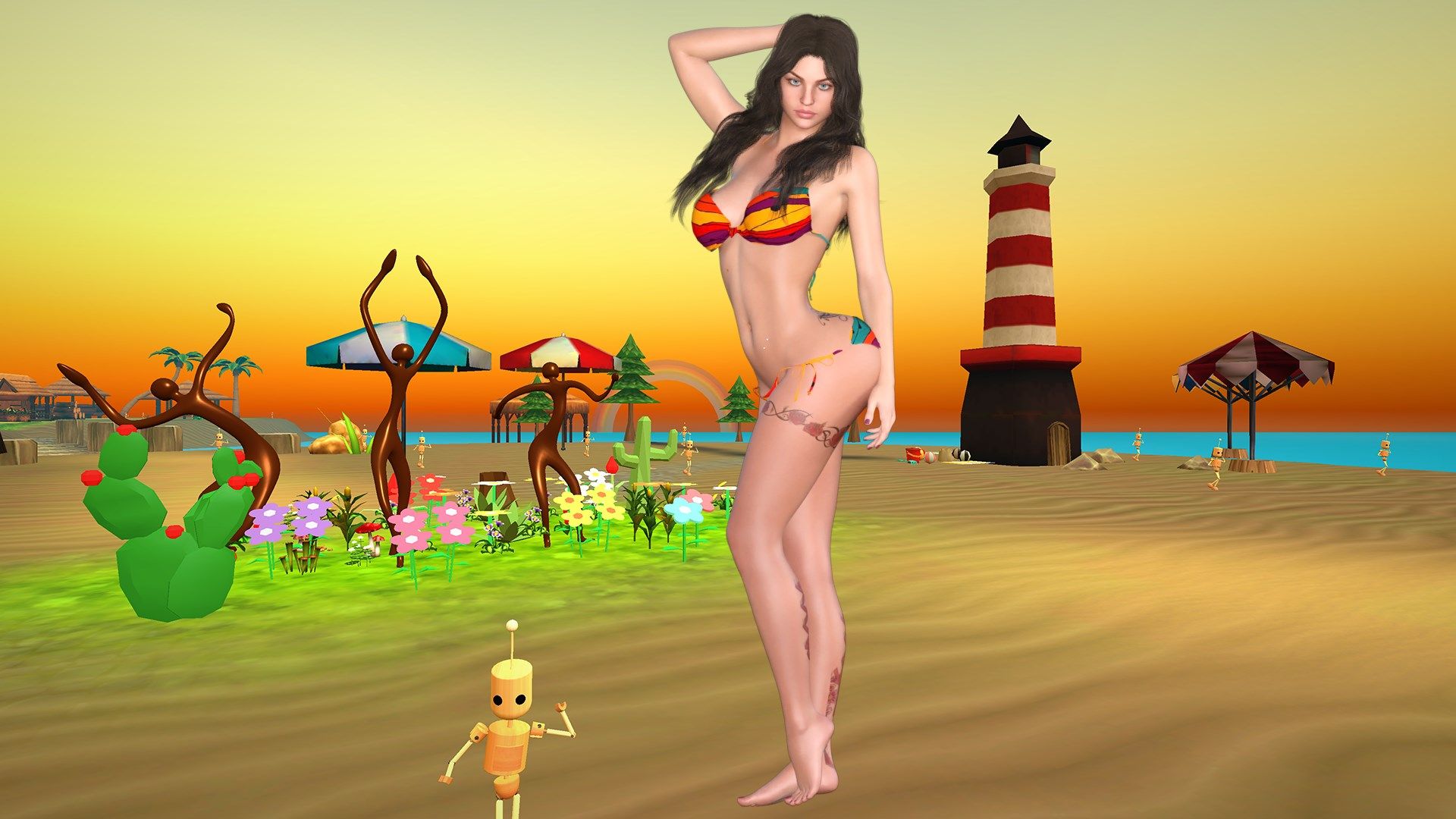 Virtual Bikini Beach Dancer (HD+)