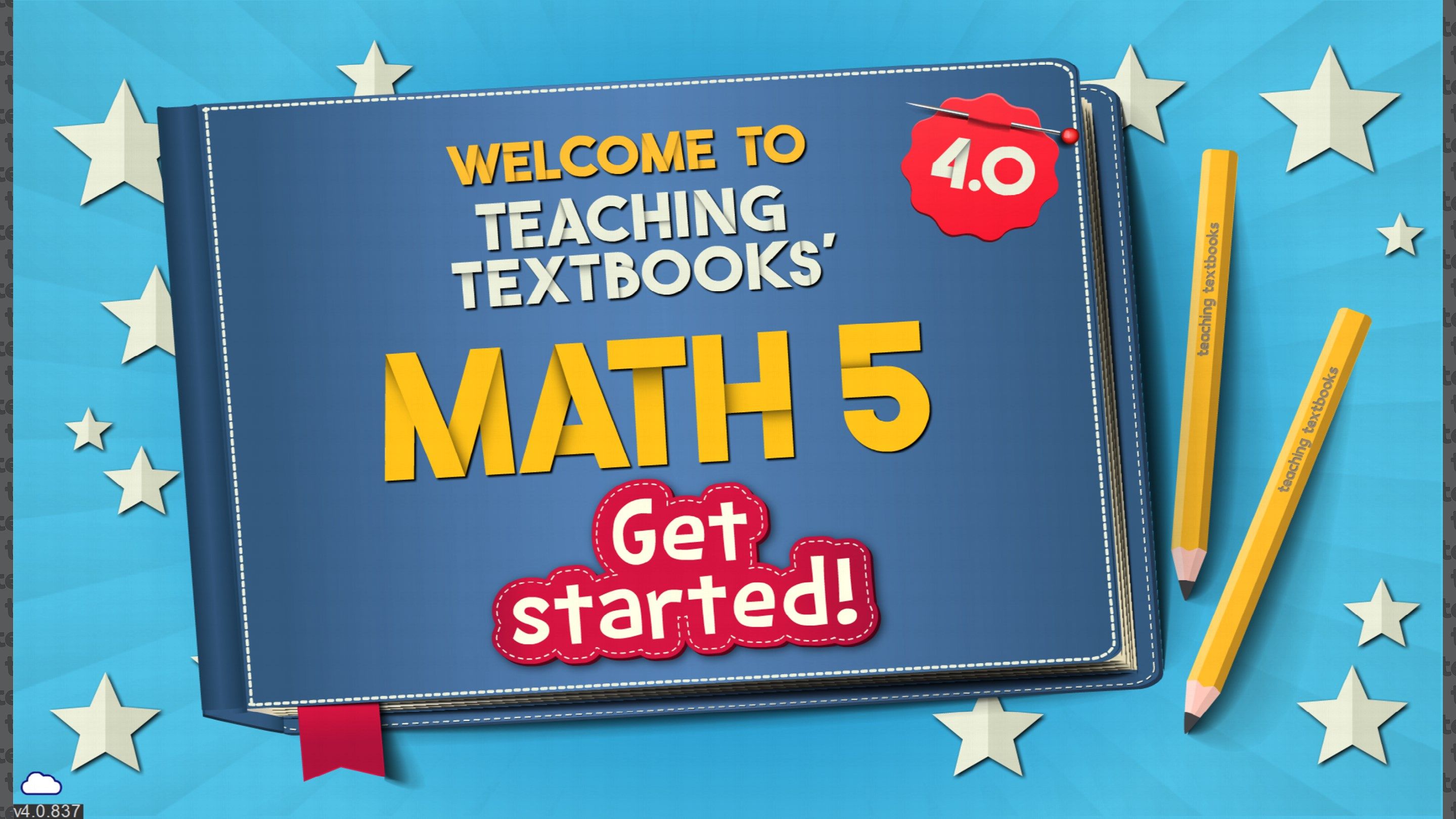 When the app launches, all you have to do to get started is log in with your Teaching Textbooks parent account, and it will connect to your Math 5 enrollment.