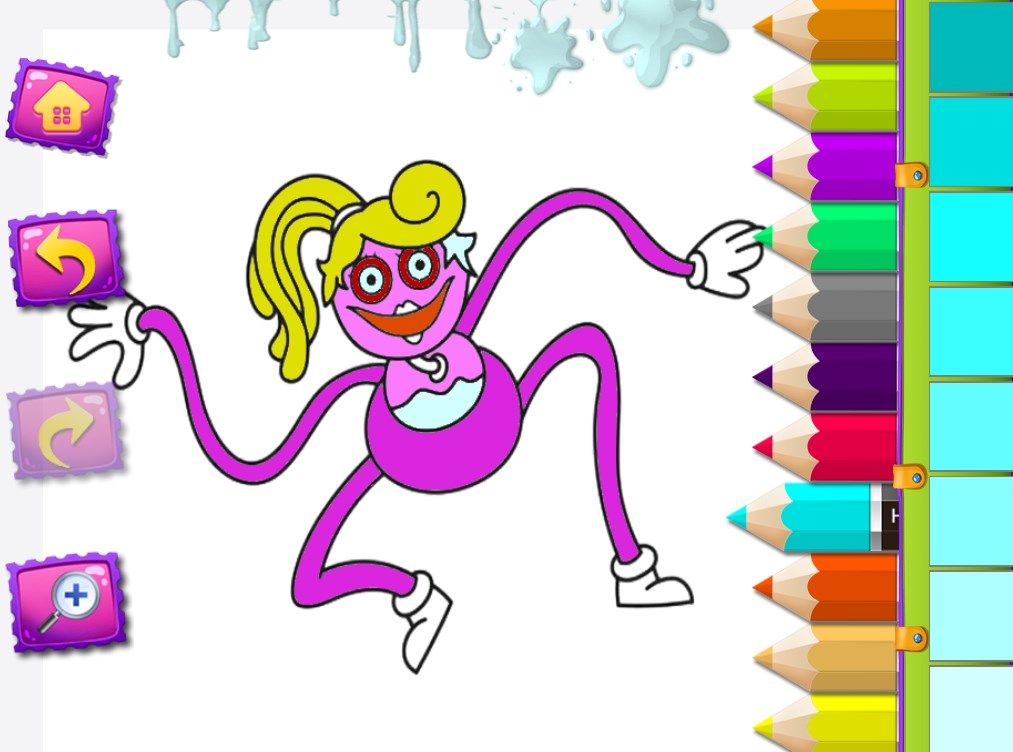 Coloring Mommy Long Legs
