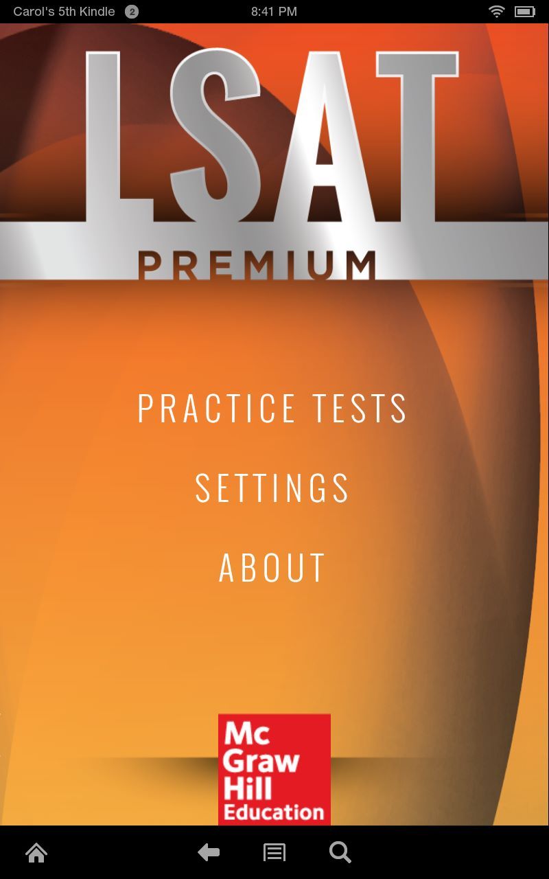 McGraw-Hill Education LSAT Premium App