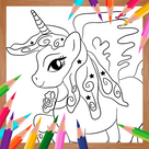 Coloring Book For Unicorn