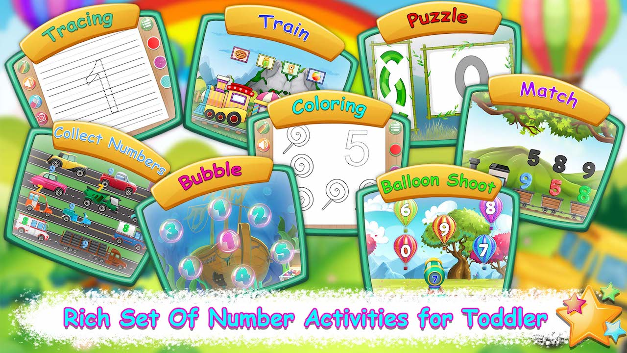 Preschool All-In-One Learning - The Best Kindergarten, Pre-K and 1st Grade Common Core Early Number Counting, Tracing & Matching Activity Games for kindergarten kids-Educational Games FREE